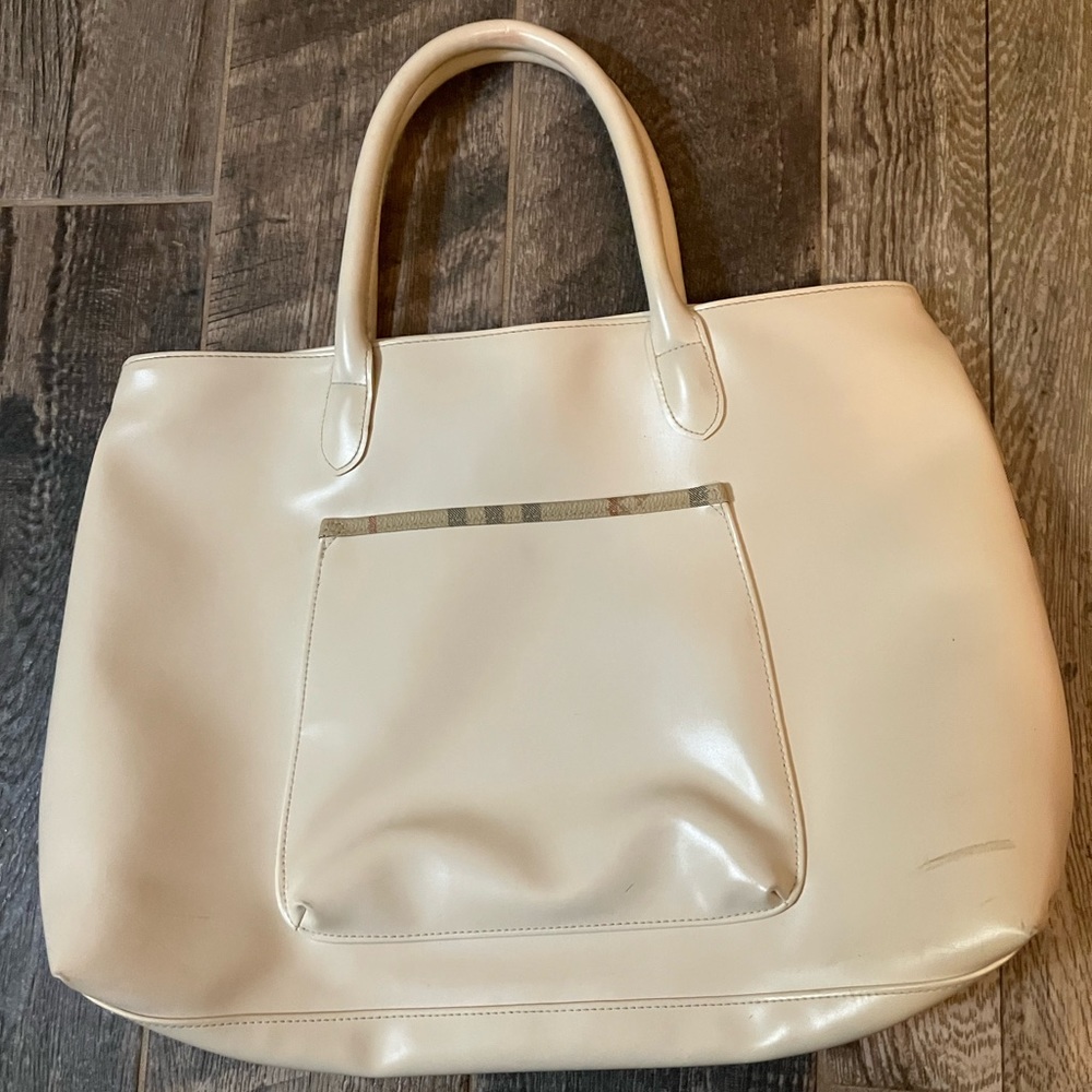 Tan Burberry purse